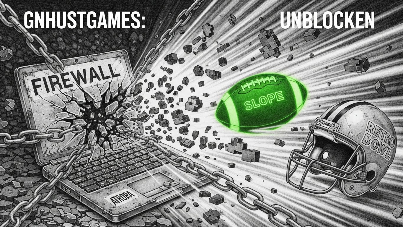 Split screen hyperrealistic charcoal drawing. Left: A student bored in a grey classroom with digital chains on a laptop. Right: The laptop screen exploding with hyper-realistic 3D geometric shapes and sports figures breaking the chains.